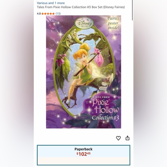 Tales From Pixie Hollow Collection #3 Box Set (Disney Fairies) - Picture 2 of 8